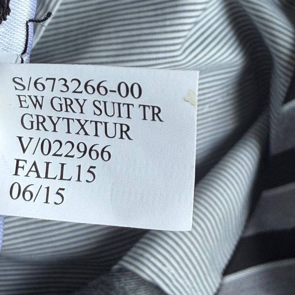 Banana Republic Wool Pants Mens 36x30 Modern Slim Fit Gray Textured EUC